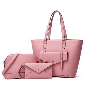 Fashion Design Leather Clutch Bag Set